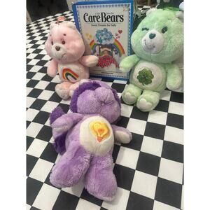 Vintage Kenner Care Bears 1983 Lucky Cheer Brightheart& book